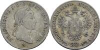 Österreich Habsburg Milano 20 Kreuzer Franz II./I., 1792-1835 -
