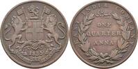 British India Indien 1 Quarter Anna -