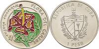 Cuba 1 Peso Hibiscus Elatus -