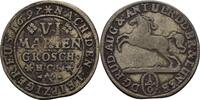 Braunschweig Wolfenbüttel 6 Mariengroschen Rudolf August und Anton Ulrich 1685-1704 -