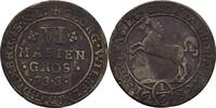 Braunschweig Wolfenbüttel 6 Mariengroschen Rudolf August und Anton Ulrich 1685-1704 -