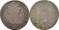 Spanien Bolivien Potosi ? 2 Reales 1777 Carlos III., 1759-1788 f.ss 209.18 元 含税 ＋  83.67 元 运费