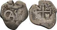 Spanien Bolivien Potosi 1/2 Real Carlos II., 1665-1700 -