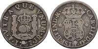 Spanien Bolivien Potosi Real 1767 Carlos III., 1759-1788 gelocht, ss 334.69 元 含税 ＋  83.67 元 运费
