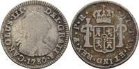 Spanien Bolivien Potosi 1/2 Real 1780 Carlos III., 1759-1788 f.ss 192.45 元 含税 ＋  83.67 元 运费