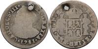 Spanien Bolivien Potosi 1/2 Real 1781 Carlos III., 1759-1788 gelocht, s 117.14 元 含税 ＋  83.67 元 运费