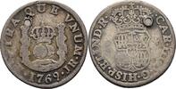 Spanien Bolivien Potosi 1/2 Real 1769 Carlos III., 1759-1788 gelocht, f.ss 251.02 元 含税 ＋  83.67 元 运费