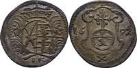 Sachsen Dresden Pfennig Friedrich August I., 1694-1733 -