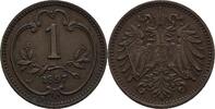 Österreich Ungarn 1 Heller Franz Joseph I., 1848-1916 -