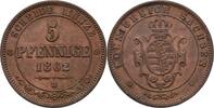 Sachsen 5 Pfennig Johann, 1854-1873 -