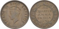 Britisch Indien 1/4 Anna Georg VI. -