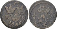 Schweden 1/6 Öre Carl XI. -