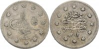 Türkei 1 Kurush Abdul Hamid II. -