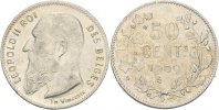 Belgien 50 Centimes Leopold II. -