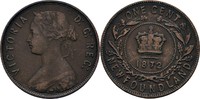 Canada Newfoundland Cent Victoria, 1837-1901 -