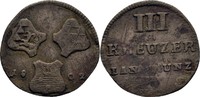 Löwenstein Wertheim Rochefort 3 Kreuzer Dominik Constantin, 1789-1806. -