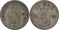 Norwegen 10 Öre Oscar II., 1872-1907 -