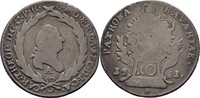 Bayern Amberg 10 Kreuzer Karl Theodor, 1777-1799 -