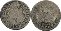 RDR Schlesien Breslau 3 Kreuzer 1656 Ferdinand III., 1637-1657. VF-