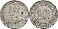 Straits Settlements 10 Cents George V., 1910-1936 -