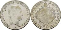 RDR Ungarn Kremnitz 20 Kreuzer 1843 Ferdinand I., 1835-1848. ss 125.51 元 含税 ＋  83.67 元 运费