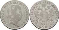 Österreich Habsburg Wien 20 Kreuzer 1847 Ferdinand I., 1835-1848. f.ss 117.14 元 含税 ＋  83.67 元 运费
