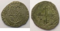 World coins Italy Savoy Soldo Emmanuel Philibert (1553-1580) 1574 ED étoile (Chambéry) TB -
