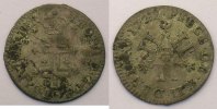 Coins of Lorraine Duchy of Lorraine Léopold I (1690-1729) XII Deniers 1727 TB+ -