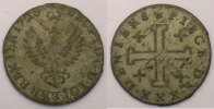 Coins of Lorraine Duchy of Lorraine Léopold I (1690-1729) XXX Deniers 1728 TTB -