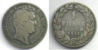Coins of France 1793-1959 1 Franc 1 Franc G.452 Louis-Philippe I, tête nue 1831 K (Bordeaux) TB -