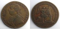 Coins of Lorraine Jeton rond en cuivre Ducal family of Lorraine Charles-Alexandre (fils de Léopold) Jeton rond en cuivre 34mm 1769 TB/TB+ -