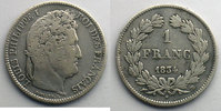 Coins of France 1793-1959 1 Franc 1 Franc G.453 Louis-Philippe I 1834 BB (Strasbourg) TB+ -
