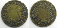 Coins of Lorraine City of Metz Jetons de maîtres échevins Henri-François Poutet (1683-1688) 1686 cuivre TB+ -