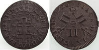 Coins of Lorraine Duchy of Lorraine Léopold I (1690-1729) LX Deniers 1726 SUP -