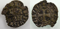 Royal coins of France Obole Philippe IV (1285-1314) Duplessy 222 Obole Parisis TB+ flan éclaté -
