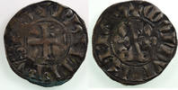 Royal coins of France Double Tournois Philippe IV (1285-1314) Duplessy 229 Double Tournois croix cantonnée d'un lis TTB -