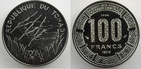 World coins 100 Francs Chad République KM E5 100 Francs 1975 Essai FDC -