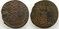 Coins of Lorraine Liard Duchy of Lorraine Léopold I (1690-1729) Liard 1714 TTB -