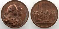 Coins of Lorraine bronze Ducal family of Lorraine Charles-Alexandre (fils de Léopold) Johann Martin Krafft Médaille en bronze 50mm 1770 SUP -