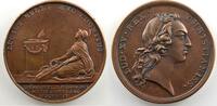 Coins of Lorraine bronze Metz Médailles diverses Maladie du Roi Louis XV à Metz Médaille en bronze 41mm août 1744 TTB+ -