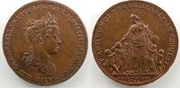 Coins of Lorraine Jeton rond en cuivre Medals Léopold I (1690-1729) Ferdinand de SAINT-URBAIN Jeton rond en cuivre 34mm Elisabeth-Charlotte 1715 SUP -