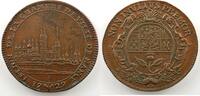 Coins of Lorraine Jeton rond en cuivre Lorraine towns tokens Chambre de ville de Nancy Jeton rond en cuivre 1729 TTB -