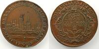 Coins of Lorraine Jeton rond en cuivre Lorraine towns tokens Chambre de ville de Nancy Jeton rond en cuivre 1729 TTB -