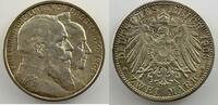 German coins 2 Mark 1906 Grand Duchy of Baden  Friedrich I  (1856-1907) ... 334.69 元 含税 ＋  58.57 元 运费