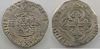 World coins 4 Soldi Italy Savoy Blanc de 4 Soldi Emmanuel Philibert (1553-1580) 1573 T (Turin) TB+/TTB -