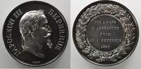 Tokens and Medals Numismatique du Sport et des Loisirs Tir à l'Arc BARRE Médaille en argent Napoléon III Tir à l'Arc d'Abbécourt 1867 SUP -