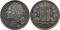 Coins of France 1793-1959 1 Franc 1 Franc G.449 Louis XVIII 1822 A (Paris) SUP -