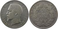 Coins of France 1793-1959 2 Francs 2 Francs G.523 Napoléon III tête nue 1854 A (Paris) TB/TB+ -