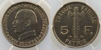 Coins of France 1793-1959 5 Francs 5 Francs G.764 Maréchal Pétain 1941 PCGS-MS63 SUP/FDC -