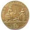 Coins of Lorraine City of Metz Jetons de maîtres échevins Mamiel de Marieulles en l'honneur de Casimir de Caumartin 1754 cuivre TTB -